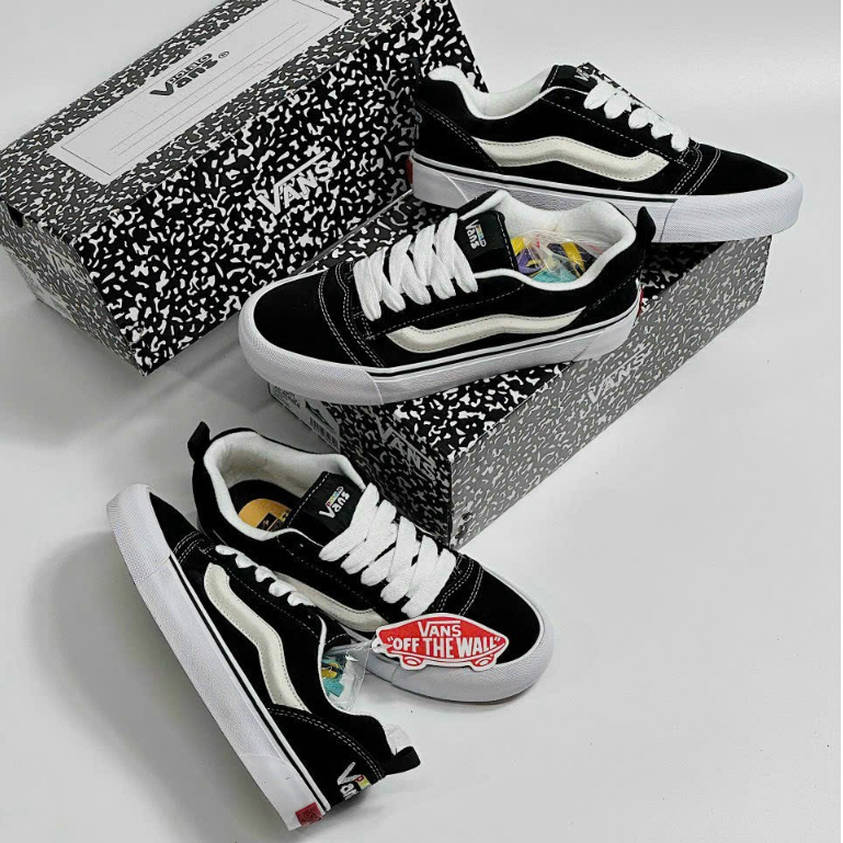 Giày Thể Thao/Giày Sneaker. Giày Vans Vault Knu Skool VR3 x Imran Potato cao cấp Full Box Bill.
