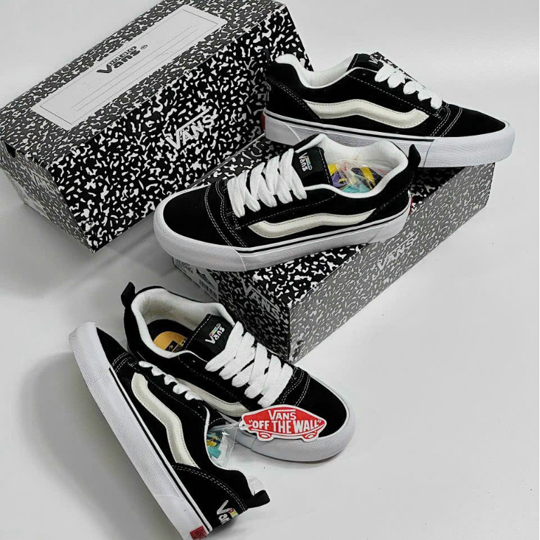 Giày Thể Thao/Giày Sneaker. Giày Vans Vault Knu Skool VR3 x Imran Potato cao cấp Full Box Bill.