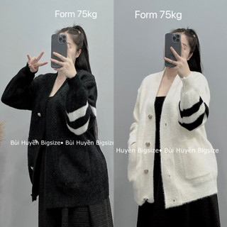 ÁO CADIGAN LEN LÔNG THỎ BIGSIZE