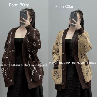 ÁO CADIGAN LEN LÔNG THỎ BIGSIZE