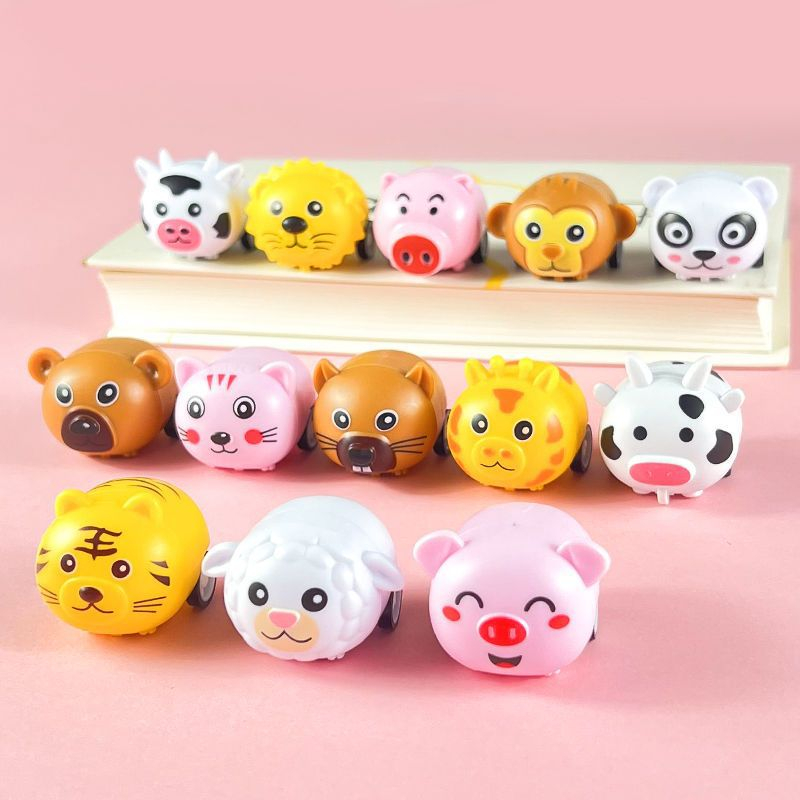 Bộ Mô Hình 100 Con Thú Chạy Cót Giúp Bé Khám Phá-Phát Triển Tư Duy-Khả Năng Vận Động Sáng Tạo