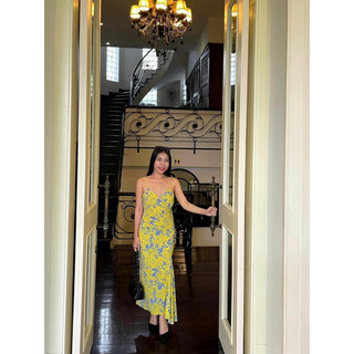 Thanh lý pass áo đầm váy slip dress local brand Saang authentic đi tiệc thanh lịch quyến rũ không nhăn hai dây