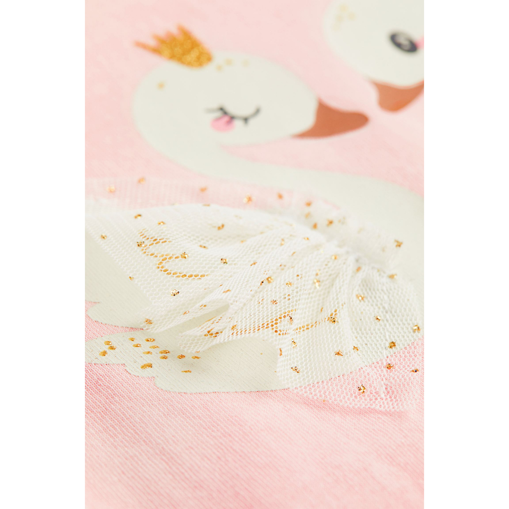 Áo phông hè cộc tay bé gái lớn Kid Hm Auth