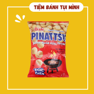 [10 gói] Đậu phộng vị mực cay Oishi , đồ ăn vặt