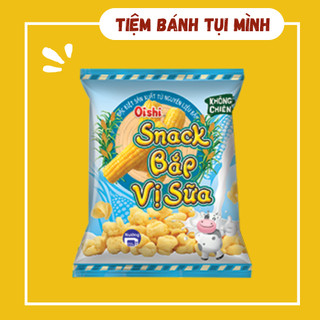 Bánh Snack (Bim bim) Bắp vị sữa Oishi 32g, đồ ăn vặt