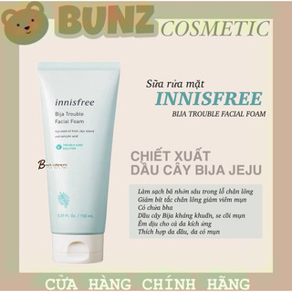 SỮA RỬA MẶT INNISFREE BIJA ANTI-TROUBLE FACIAL FOAM