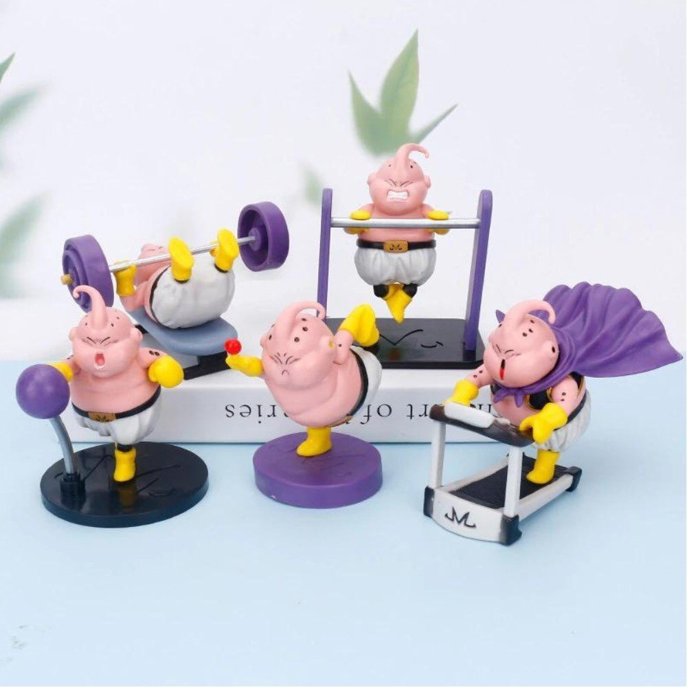 Set Mô Hình DragonBall MaBu tập múa cầm ngọc siêu dễ thương cao 10cm - Figure DragonBall - No Box - Khangmohinhgiare