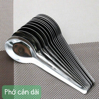 Thìa phở inox cán dài hàng đẹp