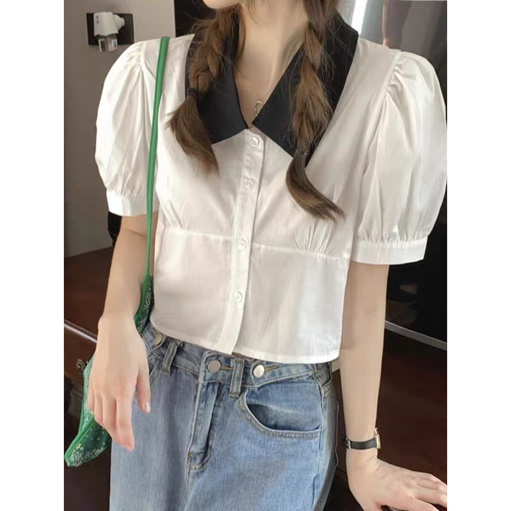 SP92 áo sơmi crt phối cổ Huangstudio