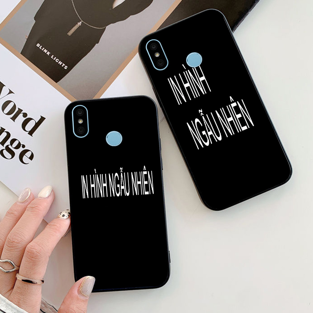 Ốp lưng Xiaomi mi 6 pro / mi a2 lite in hình ngẫu nhiên giá rẻ