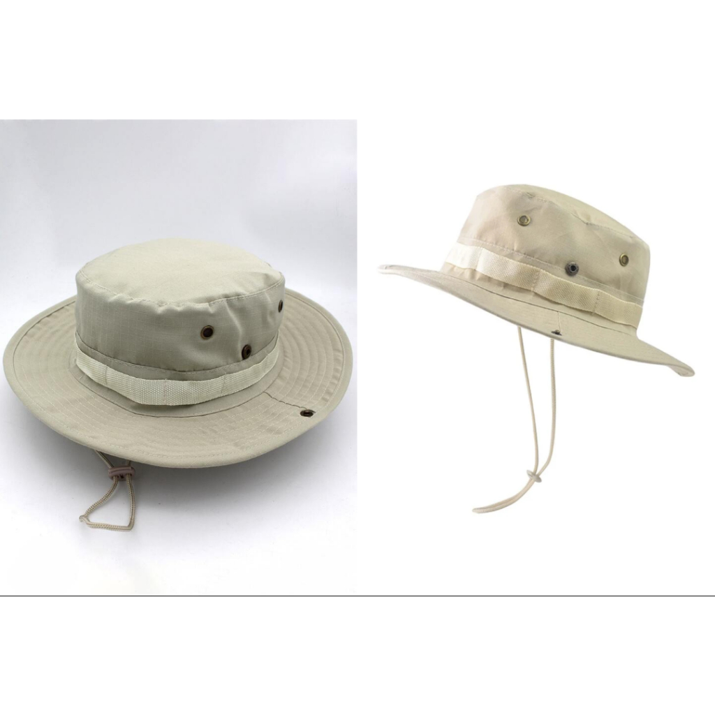 Mũ cao bồi camping, trekking vải dù vành rộng che nắng và chống nắng cho hoạt động ngoài trời