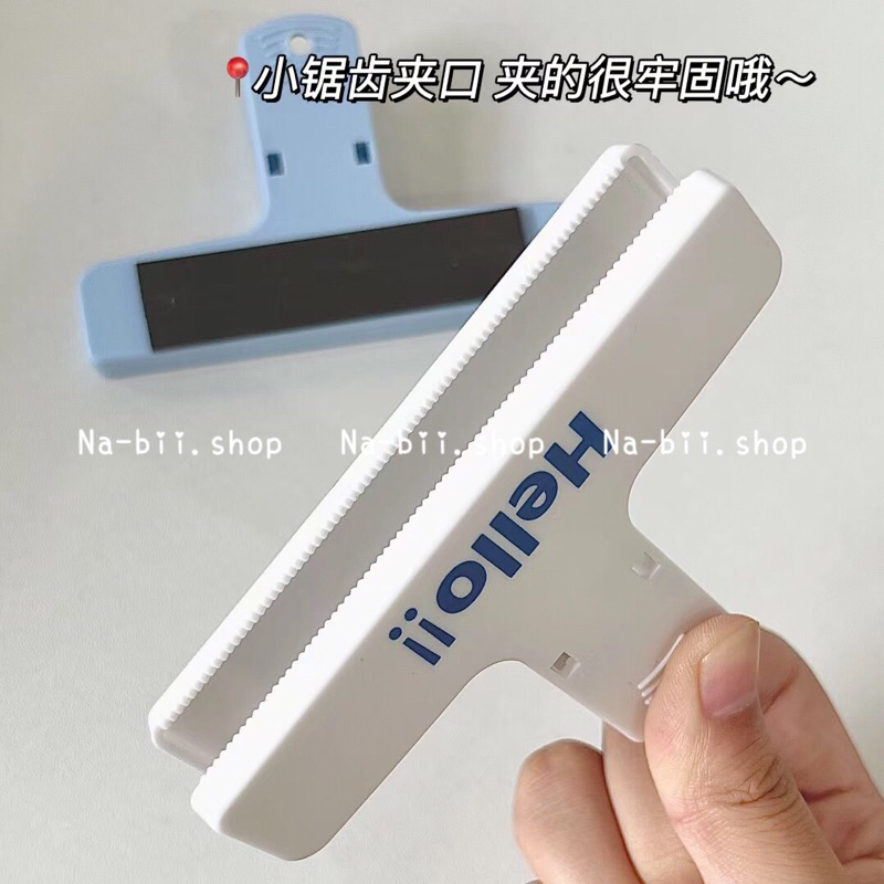 Kẹp giấy vở tài liệu học sinh nam châm màu pastel