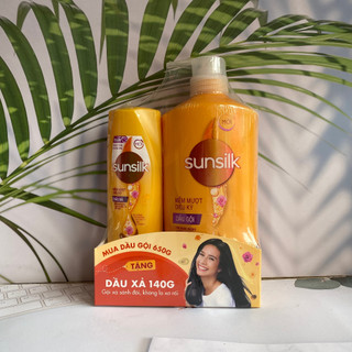 🍓 MUA 1 TẶNG 1🍓 Dầu gội đầu Sunsilk  650gr TẶNG KÈM CHAI DẦU GỘI SUNSILK mềm mượt diệu kỳ/ tặng kèm khăn sợi cao cấp