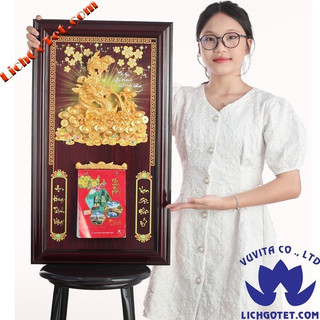 LỊCH TẾT TREO TƯỜNG BẰNG GỖ 2024