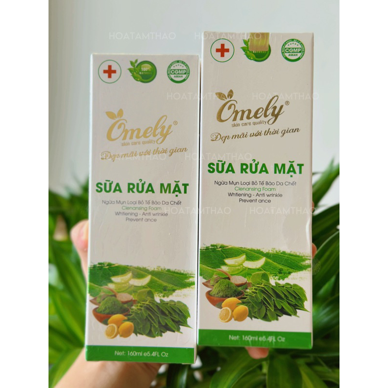 Sữa rửa mặt Chùm ngây, Trà xanh