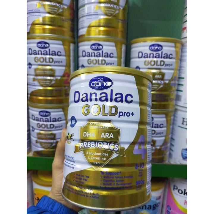 Sữa Danalac Gold Pro+ Số 2 Hộp 800g Date luôn mới