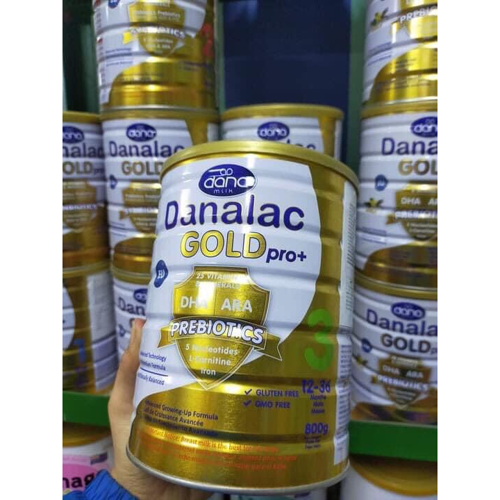 Sữa Danalac Gold Pro+ Số 2 Hộp 800g Date luôn mới