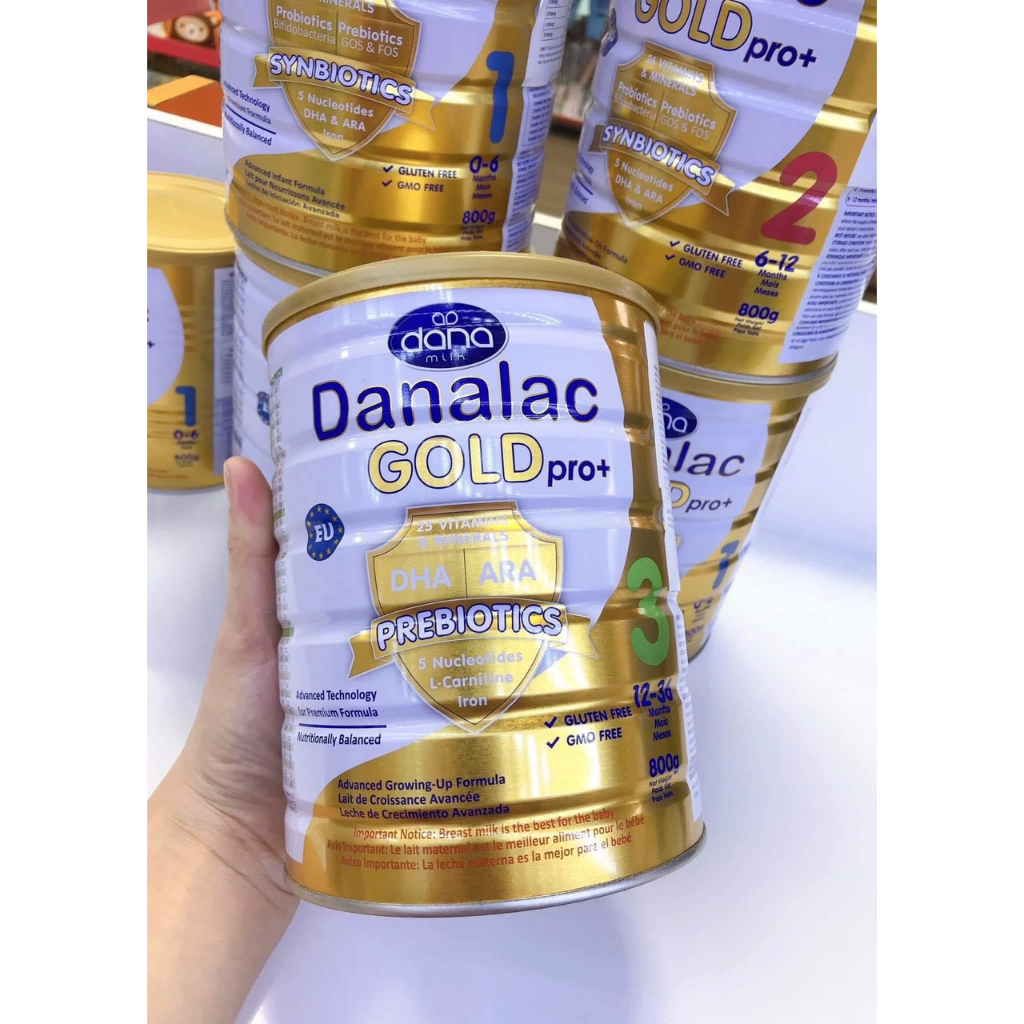 Sữa Bột Danalac Gold Pro+ Số 4 Cho Trẻ 3- 10 Tuổi DATE MỚI | NHẬP KHẨU NGUYÊN LON THỤY SỸ