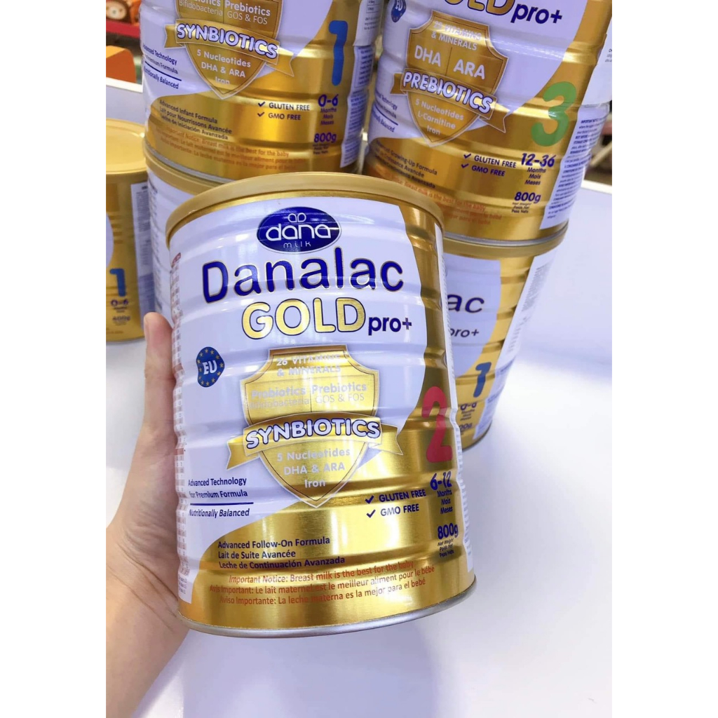 Sữa Bột Danalac Gold Pro+ Số 4 Cho Trẻ 3- 10 Tuổi DATE MỚI | NHẬP KHẨU NGUYÊN LON THỤY SỸ