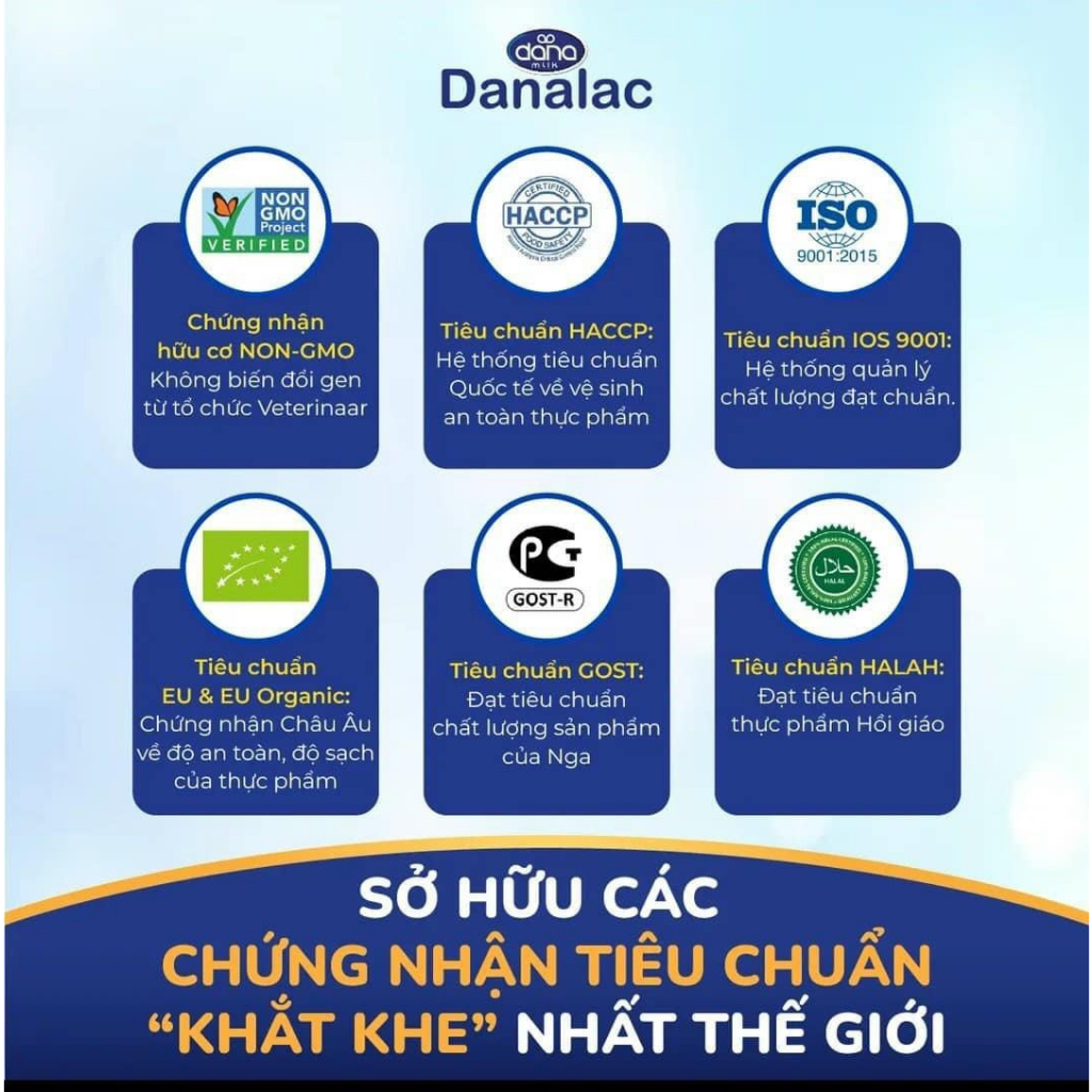 Sữa Danalac Gold Pro+ Số 2 Hộp 800g Date luôn mới