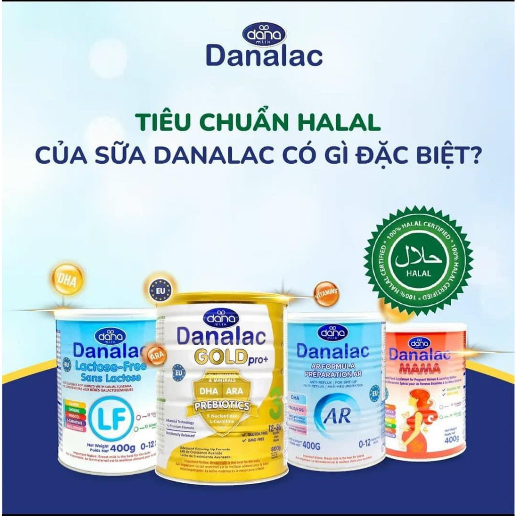 Sữa Danalac Gold Pro+ Số 2 Hộp 800g Date luôn mới