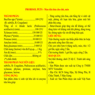 PROBISOL PETS - Men tiêu hóa cho chó, mèo