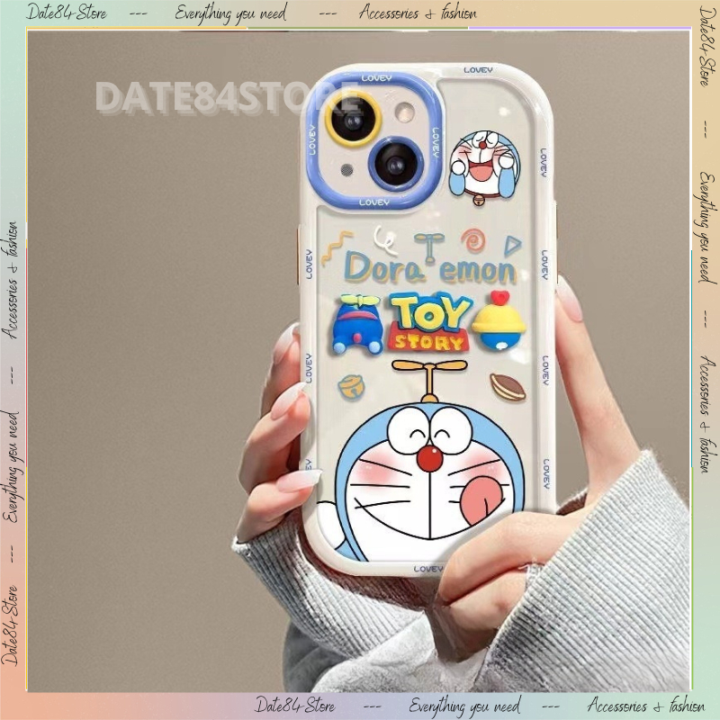 Ốp lưng ốp trong in hình Doremon cho iphone X,11,12,13,14 pro max Date84store