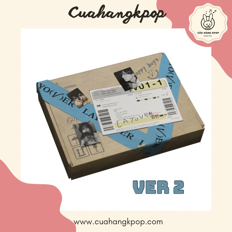 Album BTS V - Layover dạng hộp Cửa Hàng Kpop