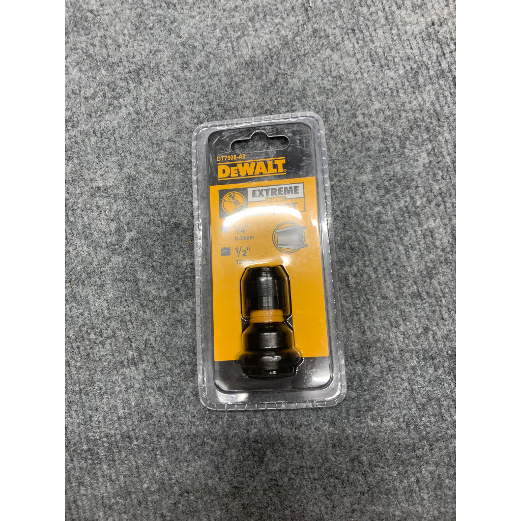 Đầu chuyển bu lông 1/2''  sang bắt vít chuôi lục giác 6.35mm DeWALT DT7508