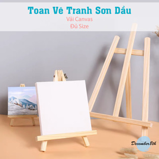 Toan vẽ tranh canvas tranh sơn dầu, màu Acrylic, màu nước nhiều kích thước December8th