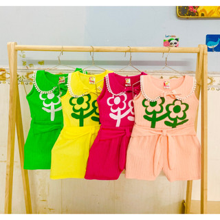 Combo 4 Set Áo Kèm Quần Váy Bé  (8-18kg) (combo gồm 4 bộ 4 màu 4 họa tiết khác nhau)
