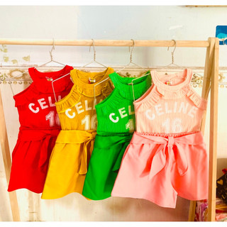 Combo 4 Set Áo Kèm Quần Váy Bé  (8-18kg) (combo gồm 4 bộ 4 màu 4 họa tiết khác nhau)