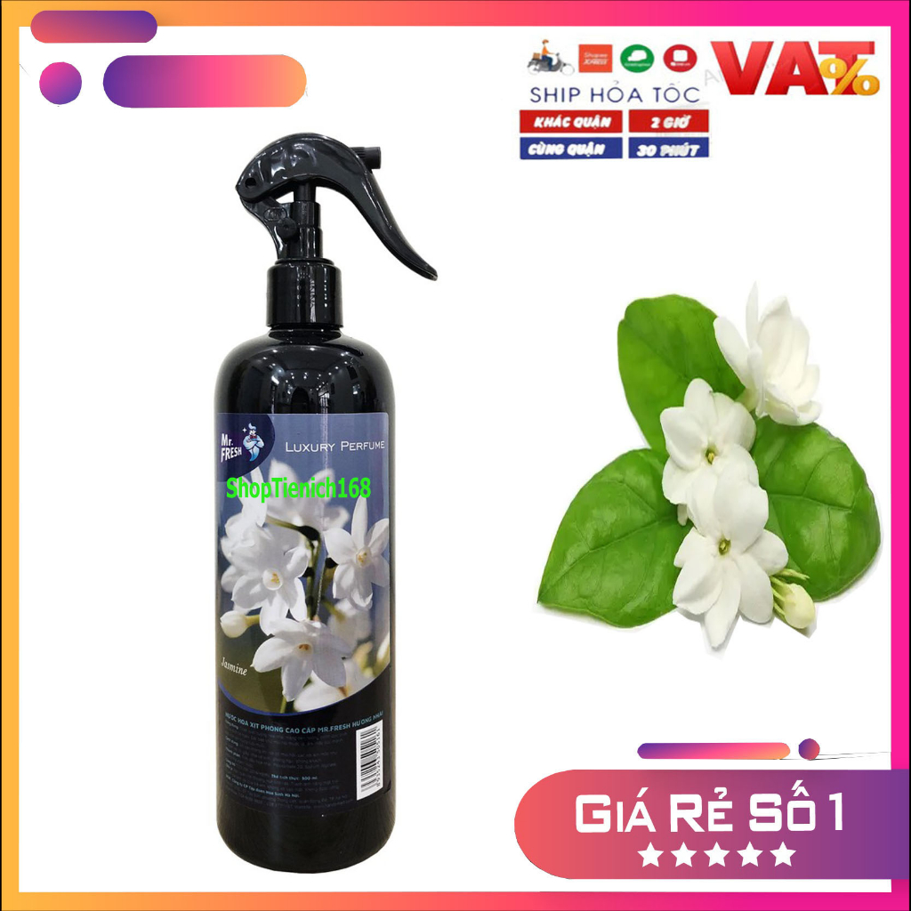 Nước hoa xịt phòng KHỬ MÙI Mr.fresh 500ml Hương Ly