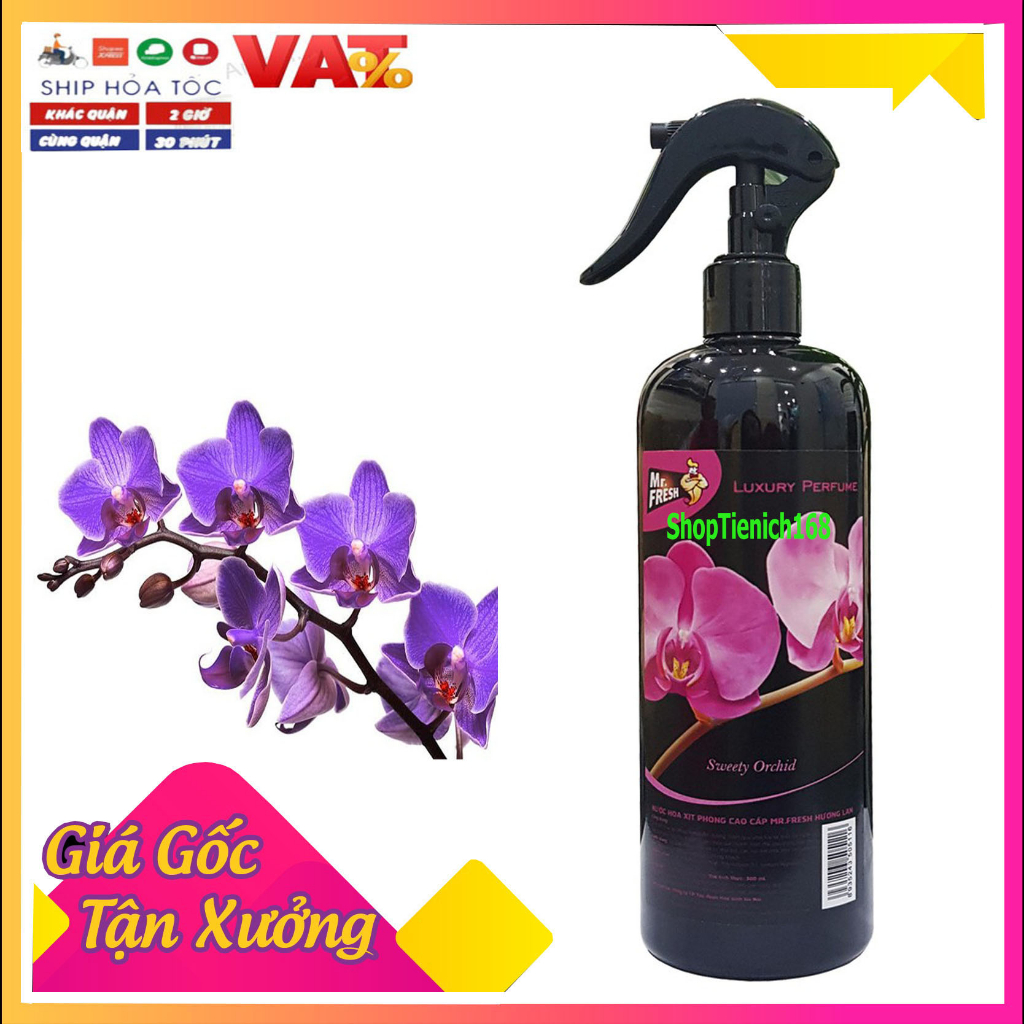 Nước hoa xịt phòng KHỬ MÙI Mr.fresh 500ml Hương Ly