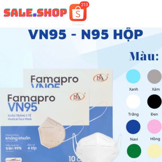 Freeship Nguyên Thùng N95 Famapro 50 hộp 500 chiếc