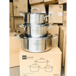 Bộ 3 Nồi Inox HT Cook
