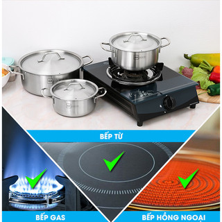 Bộ 3 Nồi Inox HT Cook