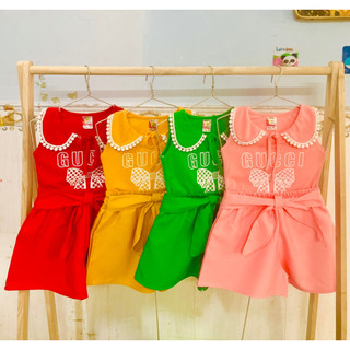 Combo 4 Set Áo Kèm Quần Váy Bé  (8-18kg) (combo gồm 4 bộ 4 màu 4 họa tiết khác nhau)