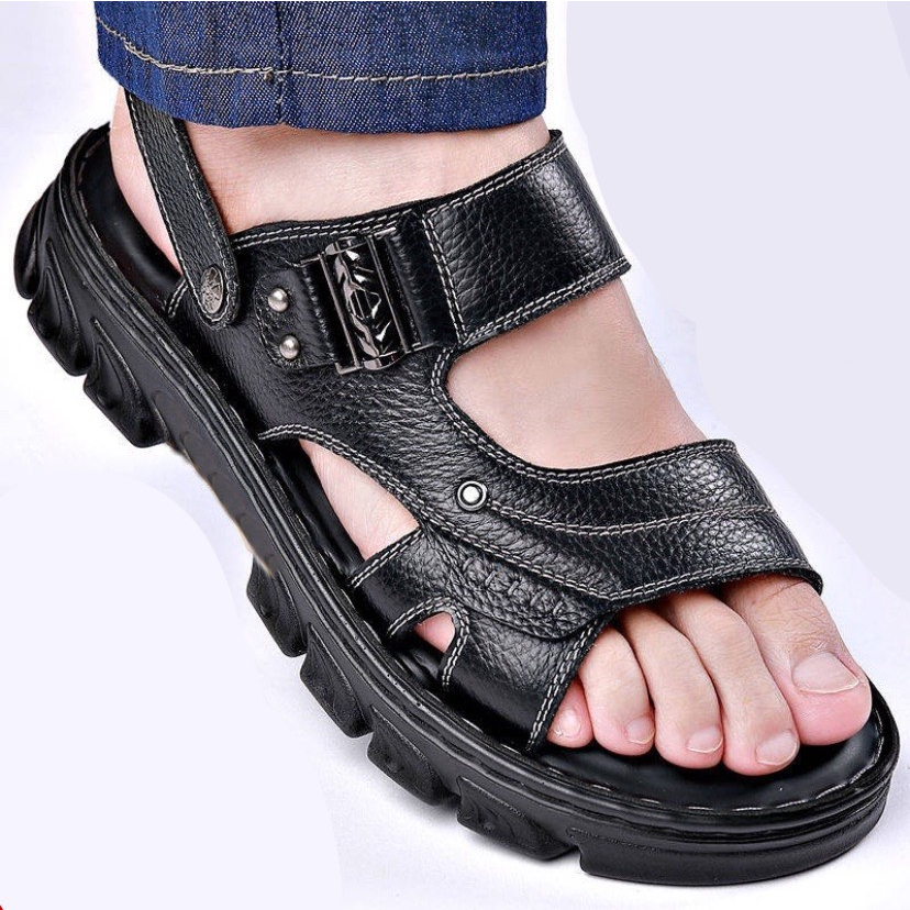 Dép da nam cao cấp D6 CP336