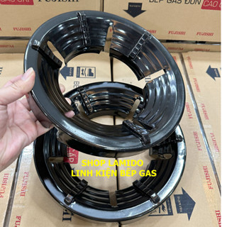COMBO 2 Kiềng bếp gas 5 CHÂN FUJISHI LOẠI 1 DÀY CAO CẤP  [ KIỀNG CHẮN GIÓ CAO CHỐNG NÓNG ] [ TIẾT KIỆM GAS ]