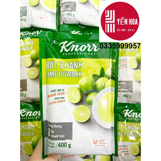Giá Sỉ 1 thùng x 12 gói x 400g Bột chanh Knorr Lime Powder/DATE 6/2025