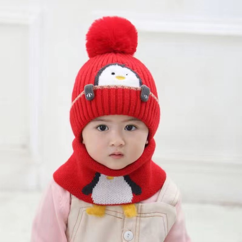SET MŨ LEN + KHĂN LEN MINKBABY CHO BÉ 1- 10 TUỔI
