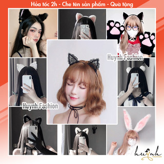 [Tổng hợp] Băng Đô Cài Tóc Tai Mèo Thỏ Phụ Kiện Cosplay - PK01