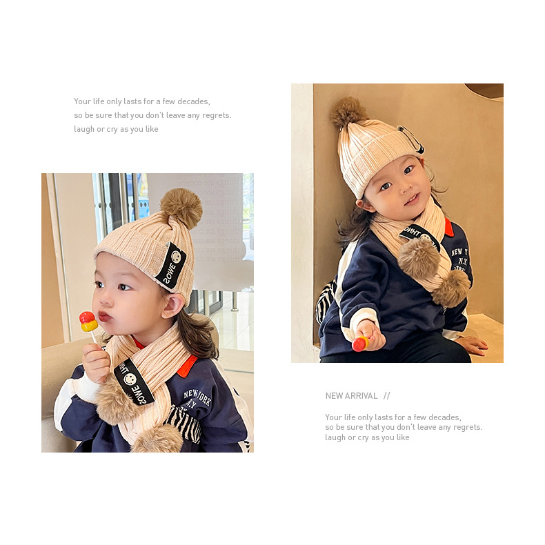 SET MŨ LEN + KHĂN LEN MINKBABY CHO BÉ 1-4 TUỔI