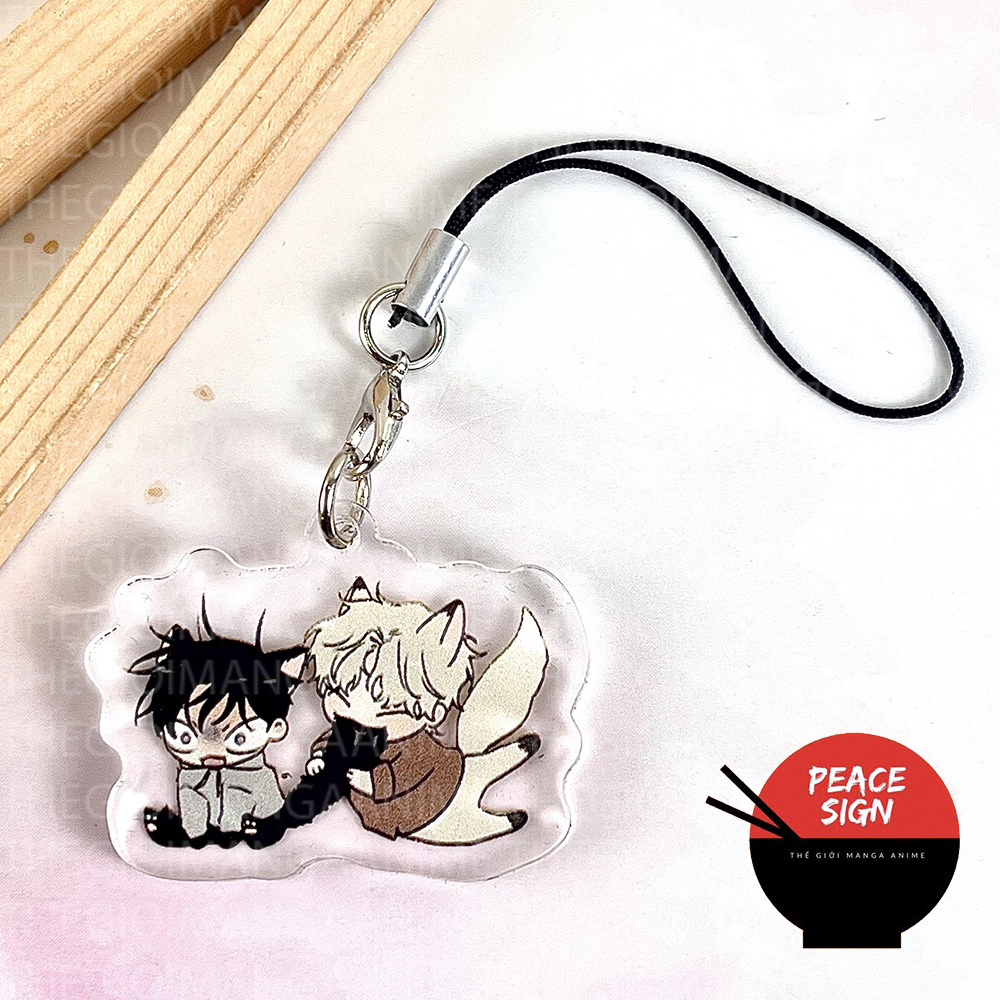 Giá đỡ Dây treo điện thoại manhua LOW TIDE IN THE TWILIGHT Đêm Bên Làn Nước BL chibi griptok mica acrylic popsocket