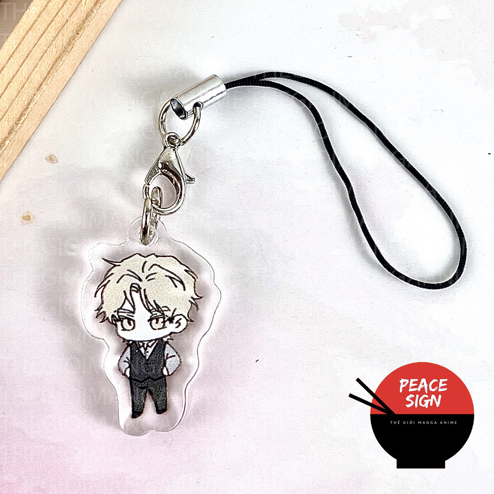 Giá đỡ Dây treo điện thoại manhua LOW TIDE IN THE TWILIGHT Đêm Bên Làn Nước BL chibi griptok mica acrylic popsocket