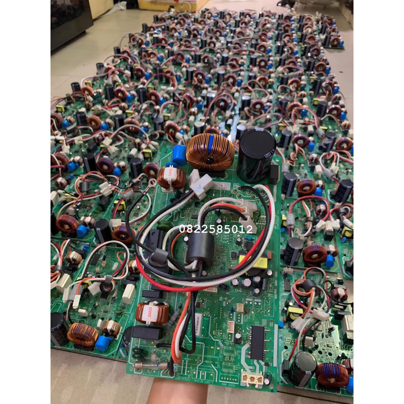 Bo Mạch Đuôi Nóng Điều Hòa, Máy Lạnh Toshiba 1HP, 1,5HP Bản Mạch Lớn Dùng Quạt DC, AC