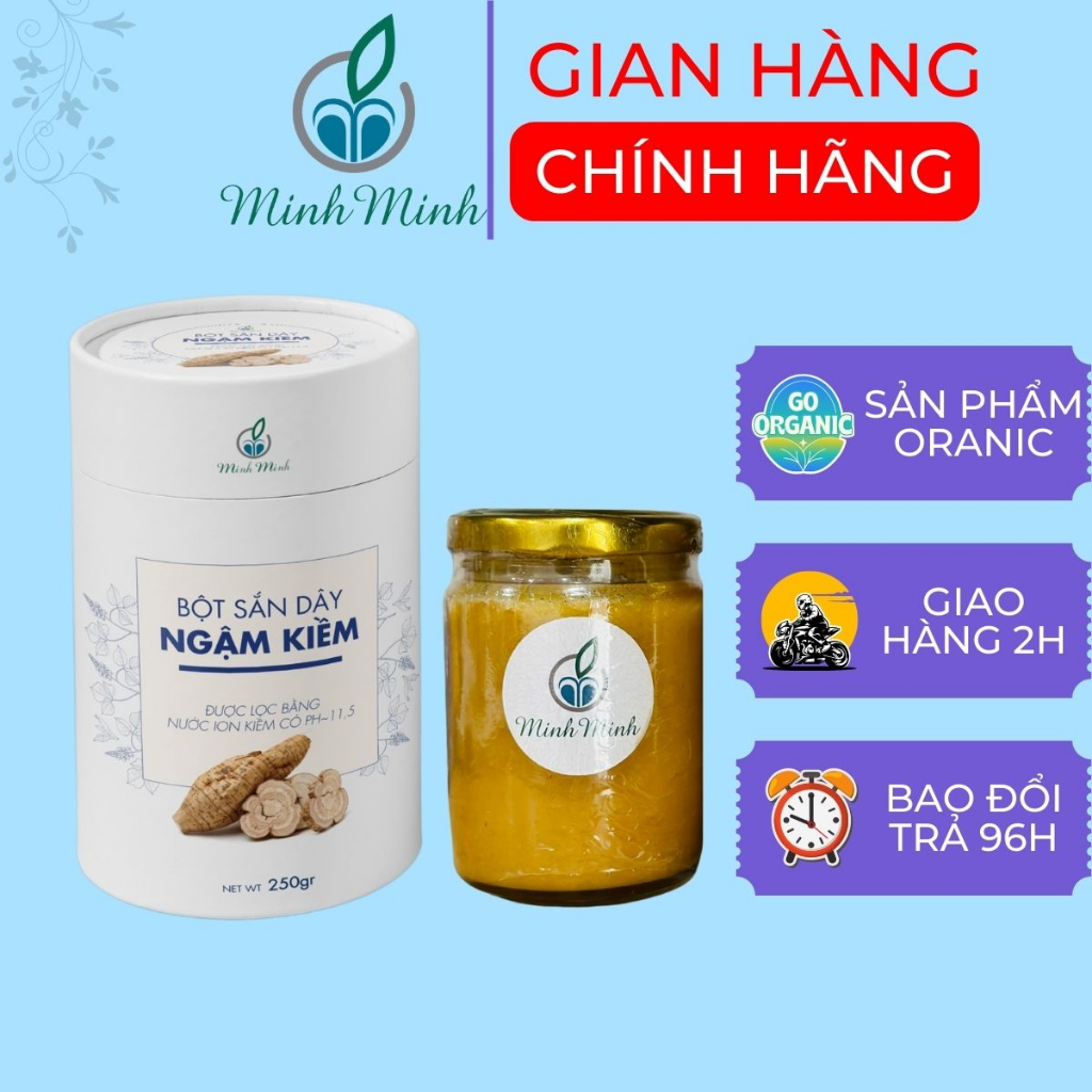 Combo Bột Sắn Dây Ngậm Kiềm 250g Và Đường Thốt Nốt Thành Phần 100% Tự Nhiên