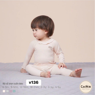 Cookie - Bộ cổ tròn cuốn bèo