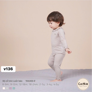 Cookie - Bộ cổ tròn cuốn bèo